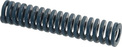Dayton Lamina - 3/4" Hole Diam, 3/8" Rod Diam, 3-1/2" Free Length, Blue Die Spring - 12.2 Lb Max Deflection, 1.31" Max Deflection, Medium Duty, Chromium Vanadium Steel - Exact Tooling