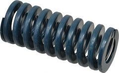 Dayton Lamina - 1-1/2" Hole Diam, 3/4" Rod Diam, 3-1/2" Free Length, Blue Die Spring - 50.1 Lb Max Deflection, 1.31" Max Deflection, Medium Duty, Chromium Vanadium Steel - Exact Tooling