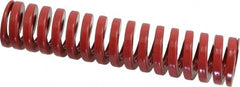 Dayton Lamina - 1" Hole Diam, 1/2" Rod Diam, 4-1/2" Free Length, Red Die Spring - 37.1 Lb Max Deflection, 1.35" Max Deflection, Heavy Duty, Chromium Vanadium Steel - Exact Tooling
