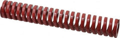 Dayton Lamina - 1" Hole Diam, 1/2" Rod Diam, 6" Free Length, Red Die Spring - 27.5 Lb Max Deflection, 1.8" Max Deflection, Heavy Duty, Chromium Vanadium Steel - Exact Tooling