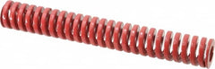 Dayton Lamina - 1" Hole Diam, 1/2" Rod Diam, 7" Free Length, Red Die Spring - 23.5 Lb Max Deflection, 2.1" Max Deflection, Heavy Duty, Chromium Vanadium Steel - Exact Tooling