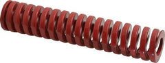 Dayton Lamina - 1-1/4" Hole Diam, 5/8" Rod Diam, 6" Free Length, Red Die Spring - 44.9 Lb Max Deflection, 1.8" Max Deflection, Heavy Duty, Chromium Vanadium Steel - Exact Tooling