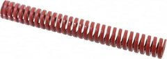 Dayton Lamina - 1-1/4" Hole Diam, 5/8" Rod Diam, 10" Free Length, Red Die Spring - 26.4 Lb Max Deflection, 3" Max Deflection, Heavy Duty, Chromium Vanadium Steel - Exact Tooling