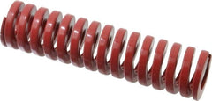 Dayton Lamina - 1-1/2" Hole Diam, 3/4" Rod Diam, 6" Free Length, Red Die Spring - 59 Lb Max Deflection, 1.8" Max Deflection, Heavy Duty, Chromium Vanadium Steel - Exact Tooling