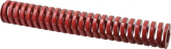 Dayton Lamina - 1-1/2" Hole Diam, 3/4" Rod Diam, 10" Free Length, Red Die Spring - 34.6 Lb Max Deflection, 3" Max Deflection, Heavy Duty, Chromium Vanadium Steel - Exact Tooling