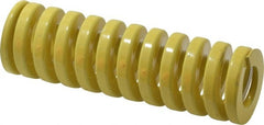 Dayton Lamina - 1-1/4" Hole Diam, 5/8" Rod Diam, 4" Free Length, Yellow Die Spring - 88.9 Lb Max Deflection, 1" Max Deflection, Extra Heavy Duty, Chromium Vanadium Steel - Exact Tooling