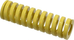 Dayton Lamina - 1-1/2" Hole Diam, 3/4" Rod Diam, 5" Free Length, Yellow Die Spring - 108 Lb Max Deflection, 1.25" Max Deflection, Extra Heavy Duty, Chromium Vanadium Steel - Exact Tooling