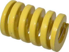 Dayton Lamina - 2" Hole Diam, 1" Rod Diam, 3" Free Length, Yellow Die Spring - 327 Lb Max Deflection, 0.75" Max Deflection, Extra Heavy Duty, Chromium Vanadium Steel - Exact Tooling