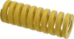 Dayton Lamina - 2" Hole Diam, 1" Rod Diam, 5-1/2" Free Length, Yellow Die Spring - 161 Lb Max Deflection, 1.38" Max Deflection, Extra Heavy Duty, Chromium Vanadium Steel - Exact Tooling
