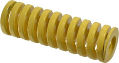 Dayton Lamina - 2" Hole Diam, 1" Rod Diam, 6" Free Length, Yellow Die Spring - 145 Lb Max Deflection, 1.5" Max Deflection, Extra Heavy Duty, Chromium Vanadium Steel - Exact Tooling