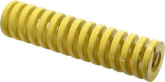 Dayton Lamina - 2" Hole Diam, 1" Rod Diam, 8" Free Length, Yellow Die Spring - 106 Lb Max Deflection, 2" Max Deflection, Extra Heavy Duty, Chromium Vanadium Steel - Exact Tooling