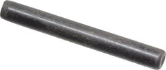 Holo-Krome - 1/8" Diam x 1" Pin Length Grade 8 Alloy Steel Standard Dowel Pin - Black Luster Finish, C 47-58 & C 60 (Surface) Hardness, 1 Beveled & 1 Rounded End - Exact Tooling