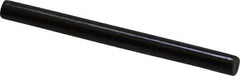 Holo-Krome - 1/8" Diam x 1-1/2" Pin Length Grade 8 Alloy Steel Standard Dowel Pin - Black Luster Finish, C 47-58 & C 60 (Surface) Hardness, 1 Beveled & 1 Rounded End - Exact Tooling