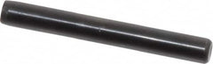 Holo-Krome - 3/16" Diam x 1-1/2" Pin Length Grade 8 Alloy Steel Standard Dowel Pin - Black Luster Finish, C 47-58 & C 60 (Surface) Hardness, 1 Beveled & 1 Rounded End - Exact Tooling