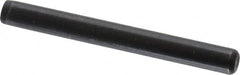 Holo-Krome - 3/16" Diam x 1-3/4" Pin Length Grade 8 Alloy Steel Standard Dowel Pin - Black Luster Finish, C 47-58 & C 60 (Surface) Hardness, 1 Beveled & 1 Rounded End - Exact Tooling