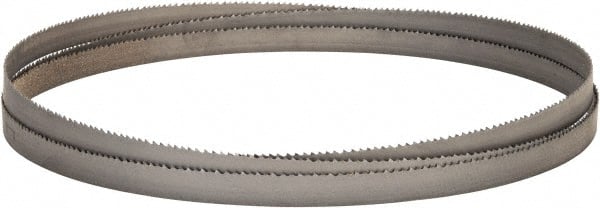 Lenox - 5 to 8 TPI, 10' 10-1/2" Long x 3/4" Wide x 0.035" Thick, Welded Band Saw Blade - Bi-Metal, Toothed Edge, Raker Tooth Set, Flexible Back - Exact Tooling