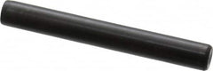 Holo-Krome - 5/16" Diam x 2-1/2" Pin Length Grade 8 Alloy Steel Standard Dowel Pin - Black Luster Finish, C 47-58 & C 60 (Surface) Hardness, 1 Beveled & 1 Rounded End - Exact Tooling