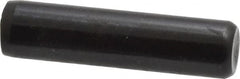 Holo-Krome - 3/8" Diam x 1-1/2" Pin Length Grade 8 Alloy Steel Standard Dowel Pin - Black Luster Finish, C 47-58 & C 60 (Surface) Hardness, 1 Beveled & 1 Rounded End - Exact Tooling