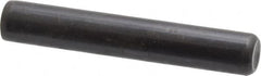 Holo-Krome - 3/8" Diam x 2-1/4" Pin Length Grade 8 Alloy Steel Standard Dowel Pin - Black Luster Finish, C 47-58 & C 60 (Surface) Hardness, 1 Beveled & 1 Rounded End - Exact Tooling