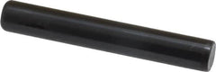 Holo-Krome - 3/8" Diam x 2-1/2" Pin Length Grade 8 Alloy Steel Standard Dowel Pin - Black Luster Finish, C 47-58 & C 60 (Surface) Hardness, 1 Beveled & 1 Rounded End - Exact Tooling