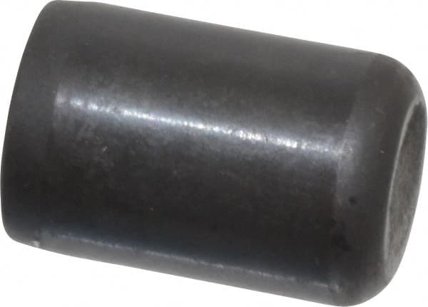 Holo-Krome - 1/2" Diam x 3/4" Pin Length Grade 8 Alloy Steel Standard Dowel Pin - Black Luster Finish, C 47-58 & C 60 (Surface) Hardness, 1 Beveled & 1 Rounded End - Exact Tooling