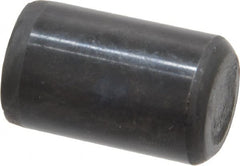 Holo-Krome - 5/8" Diam x 1" Pin Length Grade 8 Alloy Steel Standard Dowel Pin - Black Luster Finish, C 47-58 & C 60 (Surface) Hardness, 1 Beveled & 1 Rounded End - Exact Tooling