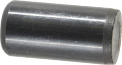 Holo-Krome - 5/8" Diam x 1-1/4" Pin Length Grade 8 Alloy Steel Standard Dowel Pin - Black Luster Finish, C 47-58 & C 60 (Surface) Hardness, 1 Beveled & 1 Rounded End - Exact Tooling