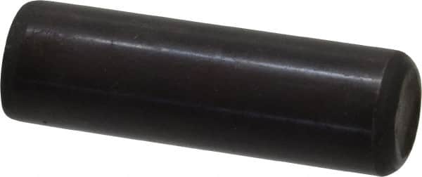 Holo-Krome - 5/8" Diam x 2" Pin Length Grade 8 Alloy Steel Standard Dowel Pin - Black Luster Finish, C 47-58 & C 60 (Surface) Hardness, 1 Beveled & 1 Rounded End - Exact Tooling
