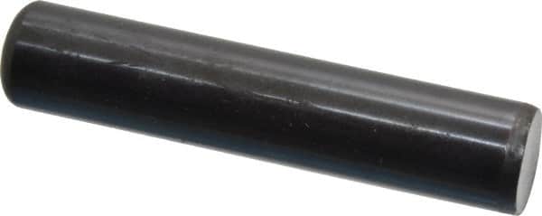 Holo-Krome - 5/8" Diam x 3" Pin Length Grade 8 Alloy Steel Standard Dowel Pin - Black Luster Finish, C 47-58 & C 60 (Surface) Hardness, 1 Beveled & 1 Rounded End - Exact Tooling