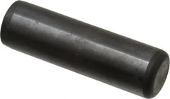 Holo-Krome - 3/4" Diam x 2-1/2" Pin Length Grade 8 Alloy Steel Standard Dowel Pin - Black Luster Finish, C 47-58 & C 60 (Surface) Hardness, 1 Beveled & 1 Rounded End - Exact Tooling