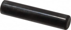 Holo-Krome - 3/4" Diam x 3-1/2" Pin Length Grade 8 Alloy Steel Standard Dowel Pin - Black Luster Finish, C 47-58 & C 60 (Surface) Hardness, 1 Beveled & 1 Rounded End - Exact Tooling
