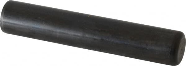 Holo-Krome - 3/4" Diam x 4" Pin Length Grade 8 Alloy Steel Standard Dowel Pin - Black Luster Finish, C 47-58 & C 60 (Surface) Hardness, 1 Beveled & 1 Rounded End - Exact Tooling