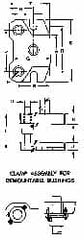 Anchor Danly - 4" Guide Post Length, 1" Die Holder Thickness, 1" Shank Diam, 8" Radius, Semi Steel, Mold Blank, Punch & Die Set - 9-3/4" Overall Width x 4-7/8" Overall Depth - Exact Tooling