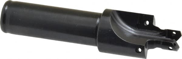 Allied Machine and Engineering - IS0 11926-1, SAE J1926-1/MS-16142 Standard, 7/16-20" Thread, 4 Tube Dash Number, 12° Porting Angle, 0.386" Pilot Diam, 5/8" Shank Diam, Indexable Spade Blade Insert Porting Tool - 2 Porting Inserts, 3.402" Overall Length - Exact Tooling