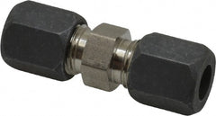 Made in USA - 3/8" OD, Grade 316Stainless Steel Union - -75 to 750°F, 5/8" Hex, Comp x Comp Ends - Exact Tooling