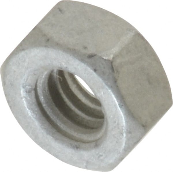 Armor Coat - 1/4-20 UNC Steel Right Hand Hex Nut - 7/16" Across Flats, 7/32" High, Armor Coat Finish - Exact Tooling