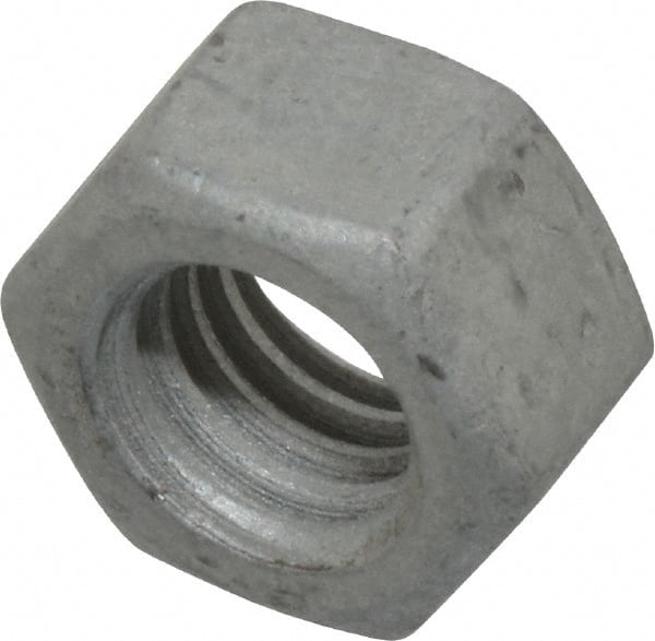 Armor Coat - 3/8-16 UNC Steel Right Hand Hex Nut - 9/16" Across Flats, 21/64" High, Armor Coat Finish - Exact Tooling