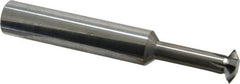 Scientific Cutting Tools - 4 to 8 TPI, Internal/External Single Profile Thread Mill - 1-1/4" Noml Diam, 0.745" Cut Diam, 3/4" Shank Diam, 6 Flute, 0.4" Neck Diam, 1-1/2" Neck Length, 5" OAL, Bright Finish - Exact Tooling