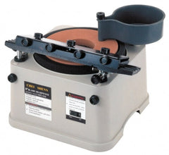 Value Collection - 15-3/4 Inch Long Tool Compatibility, 8 Inch Wheel Diameter, Straight Cutting Tool Sharpener - 5/8 Inch Spindle Diameter - Exact Tooling