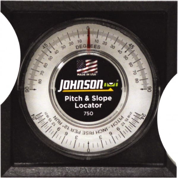 Johnson Level & Tool - (4) 90° Measuring Range, Protractor - Accuracy Up to 0.30° - Exact Tooling