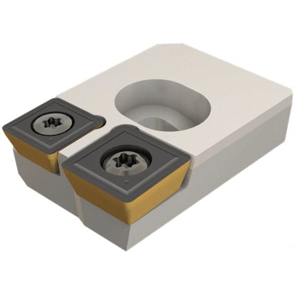 Iscar - Series CA-SOMT10 2-Insert Inner Drill Cartridge - Exact Tooling