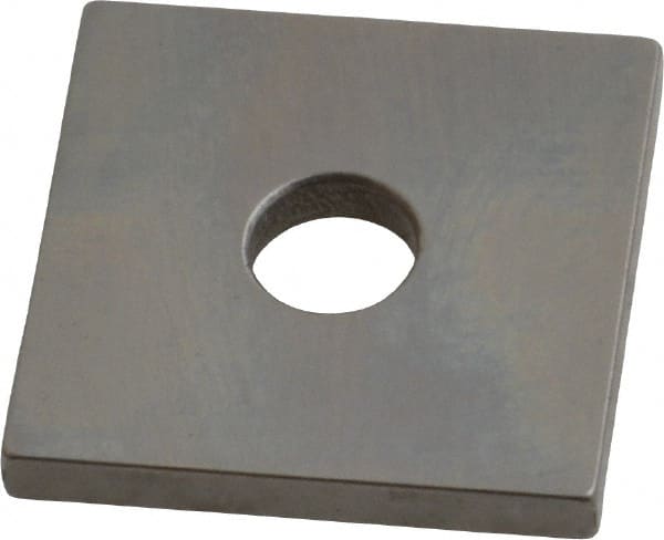 Mitutoyo - 0.115" Square Steel Gage Block - Accuracy Grade 0, Includes Certificate of Inspection - Exact Tooling