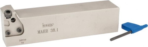 Iscar - MAH, External, Right Hand, Indexable Grooving Tool Holder - 1-1/2" Shank Height, 1-1/2" Shank Width, 167.64mm OAL - Exact Tooling