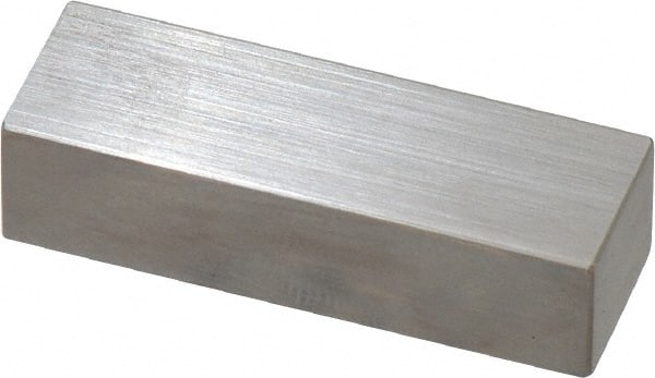 Mitutoyo - 0.45" Rectangular Steel Gage Block - Accuracy Grade AS-1, Includes Certificate of Inspection - Exact Tooling