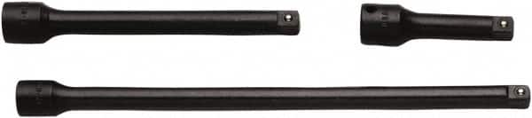 SK - 3/8" Drive Socket Impact Extension Set - 3 Pieces, Includes 3, 6, 10" Lengths - Exact Tooling