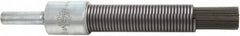 Brush Research Mfg. - 1/2" Brush Diam, End Brush - 1/4" Diam Shank, 1,200 Max RPM - Exact Tooling