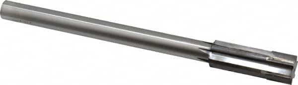 Made in USA - 0.7841 to 0.816" Diam, 5/8" Diam Shank, 2-1/2" Flute, Semi Finish Semi Ground Chucking Reamer - Exact Tooling