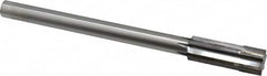 Made in USA - 0.7841 to 0.816" Diam, 5/8" Diam Shank, 2-1/2" Flute, Semi Finish Semi Ground Chucking Reamer - Exact Tooling