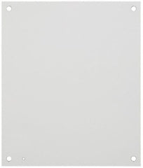Cooper B-Line - 32-7/8" OAW x 32-7/8" OAH Powder Coat Finish Electrical Enclosure Flanged Panel - 36" x 36" Box, 12 Gauge Steel, Use with 363612-12/36368-12 - Exact Tooling