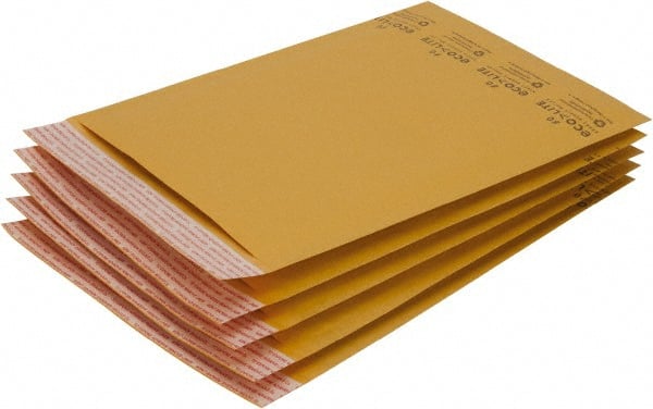 Made in USA - 10" Long x 6" Wide Peel-Off Self-Seal Jiffylite Bubble Cushioned Mailer - Exact Tooling